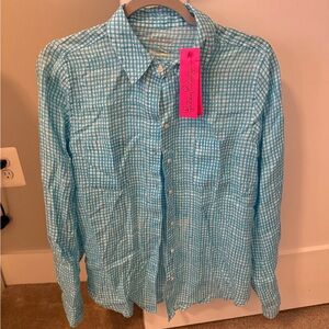 Lilly Pulitzer Sea View Button Down
